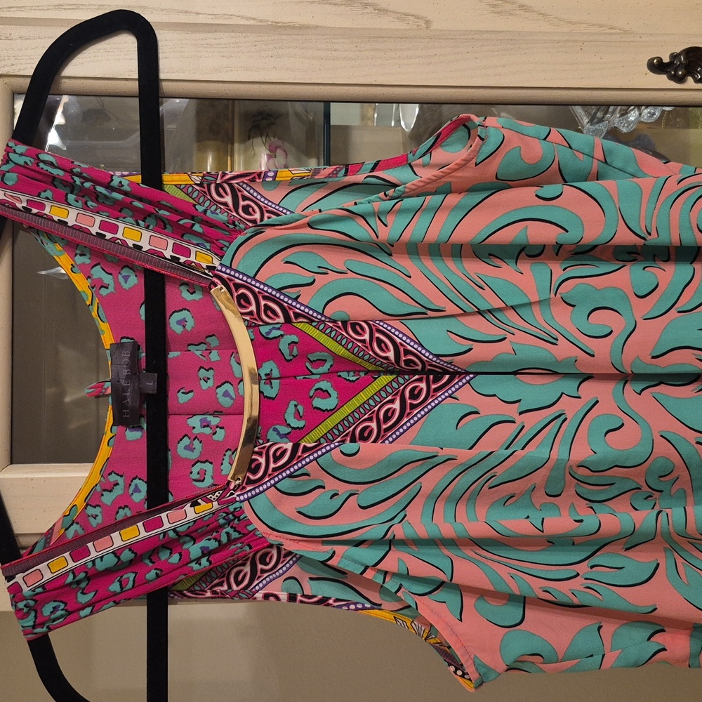Hale Bob Colorful Sleeveless Maxi Dress - Picture 2 of 5